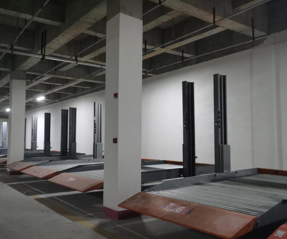 兴义双层升降横移式机械蜜桃视频在线观看免费位安装