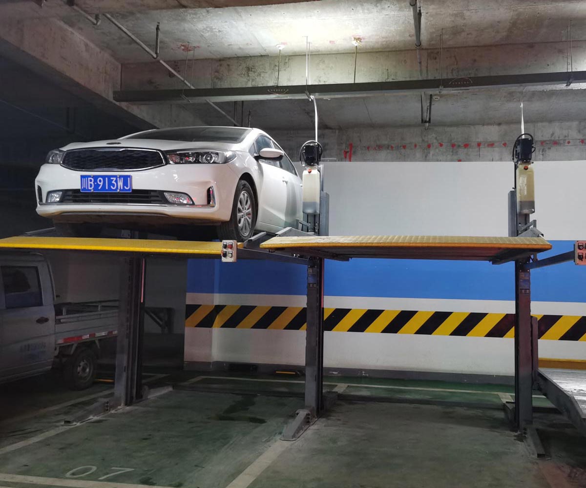 晴隆双层简易式机械立体车库维保