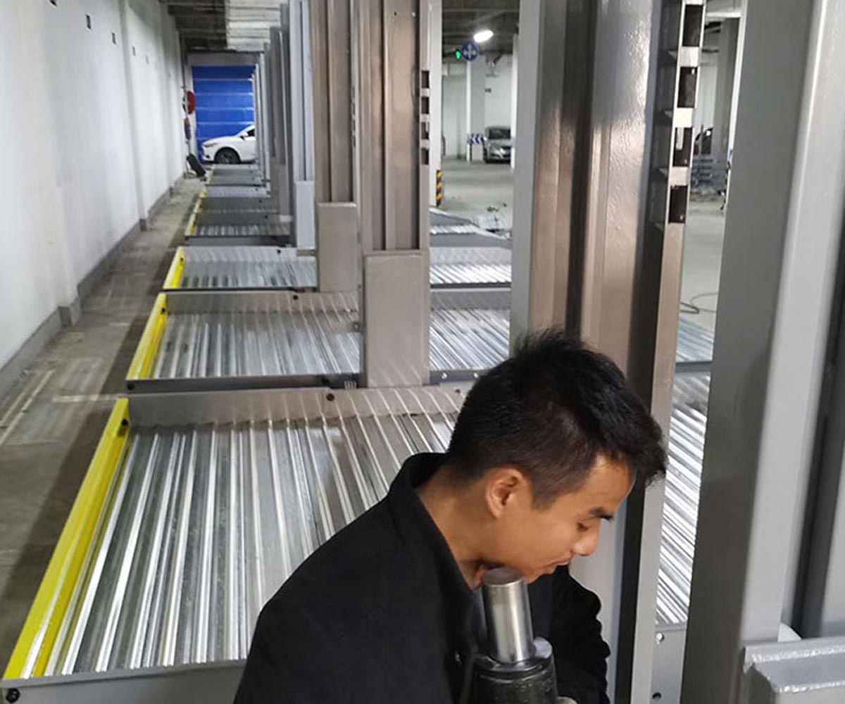 晴隆地下室升降式机械式立体车库蜜桃黄色视频APP